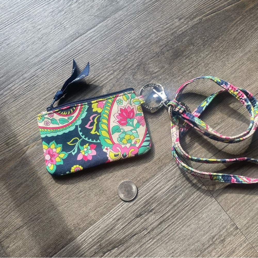 Vera Bradley Multicolor Floral ID Wallet